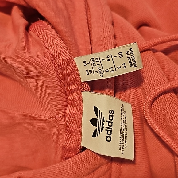 Pink trefoil adidas hoodie size Large - Picture 4 of 4